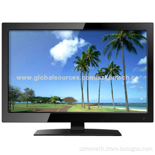 24-inch 12V LED TV with DVD, Gold Electro-plated Connectors, Perfect for Marine